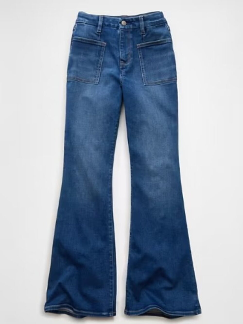 AE Next Level Curvy Super High-Waisted Flare Jean Size 12